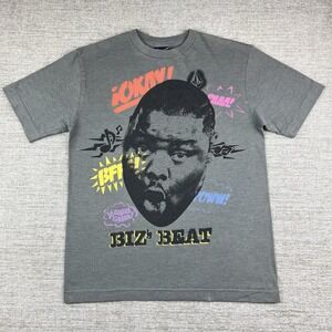 Vintage Yo Gabba Gabba Biz Markie Volcom Shirt Bizs Beat SZ Small Retro Rap Tee